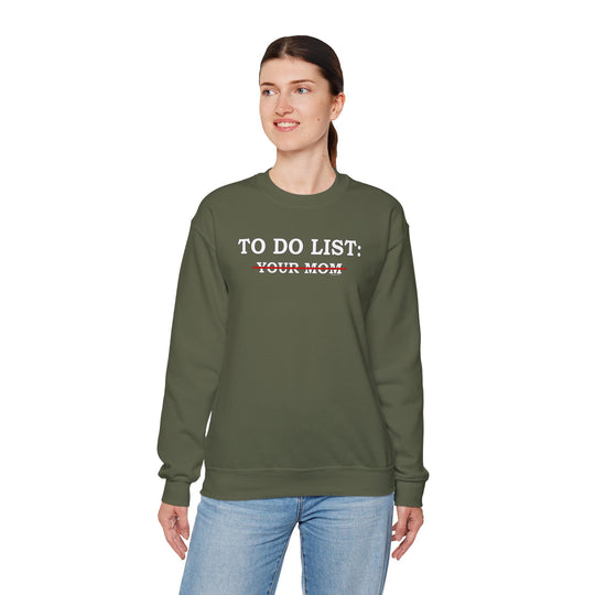 To Do List Crewneck Sweatshirt