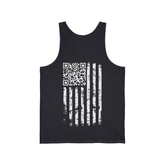 American Flag QR Code Tank Top
