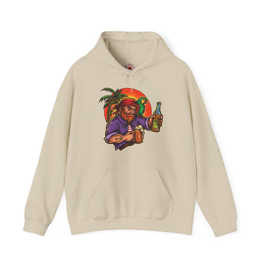 Sunset Pirate Beer Hooded Sweatshirt