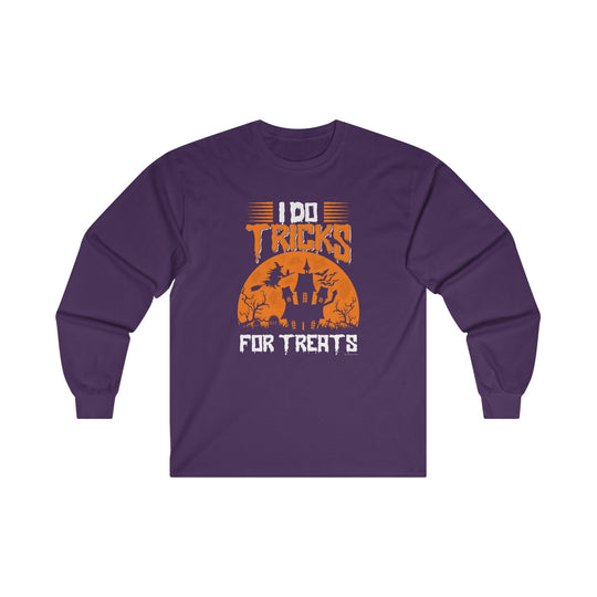 I Do Tricks For Treats Long Sleeve Tee