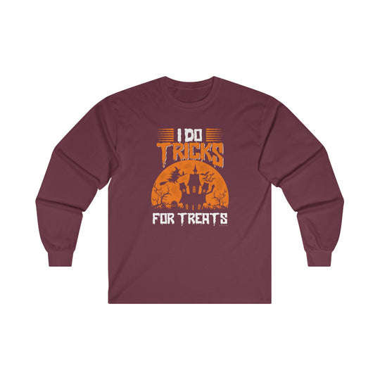 I Do Tricks For Treats Long Sleeve Tee