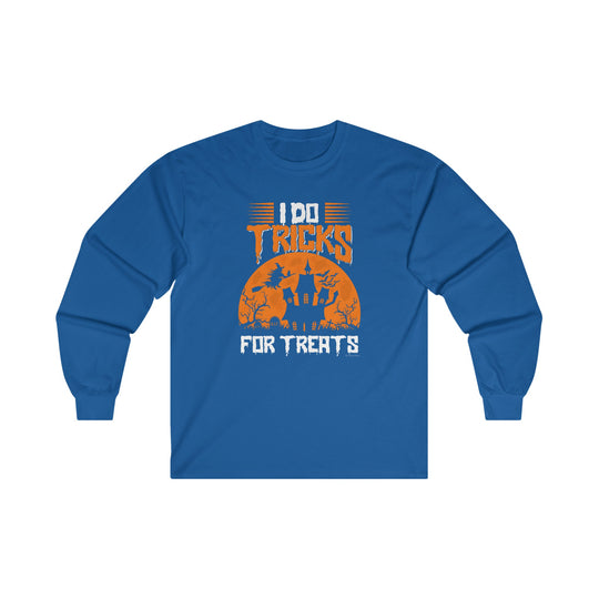 I Do Tricks For Treats Long Sleeve Tee