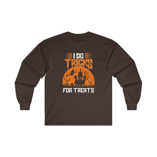 I Do Tricks For Treats Long Sleeve Tee