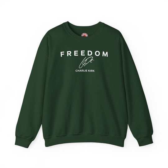 Charlie Kirk Freedom Crewneck Sweatshirt