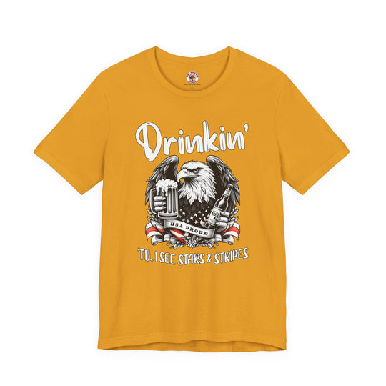 Drinkin' Til I See Stars & Stripes T-Shirt