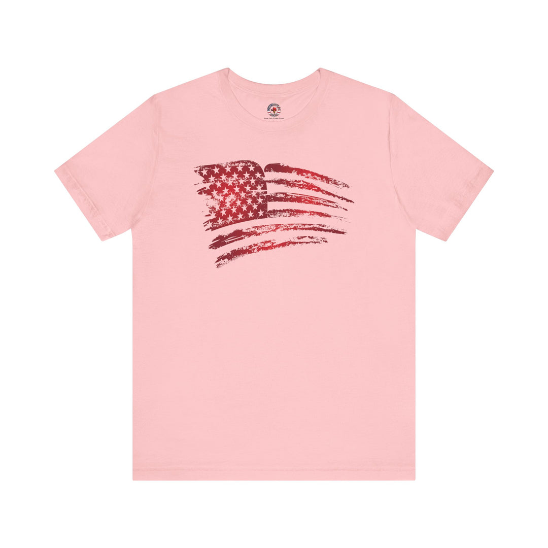 Red American Flag T-Shirt