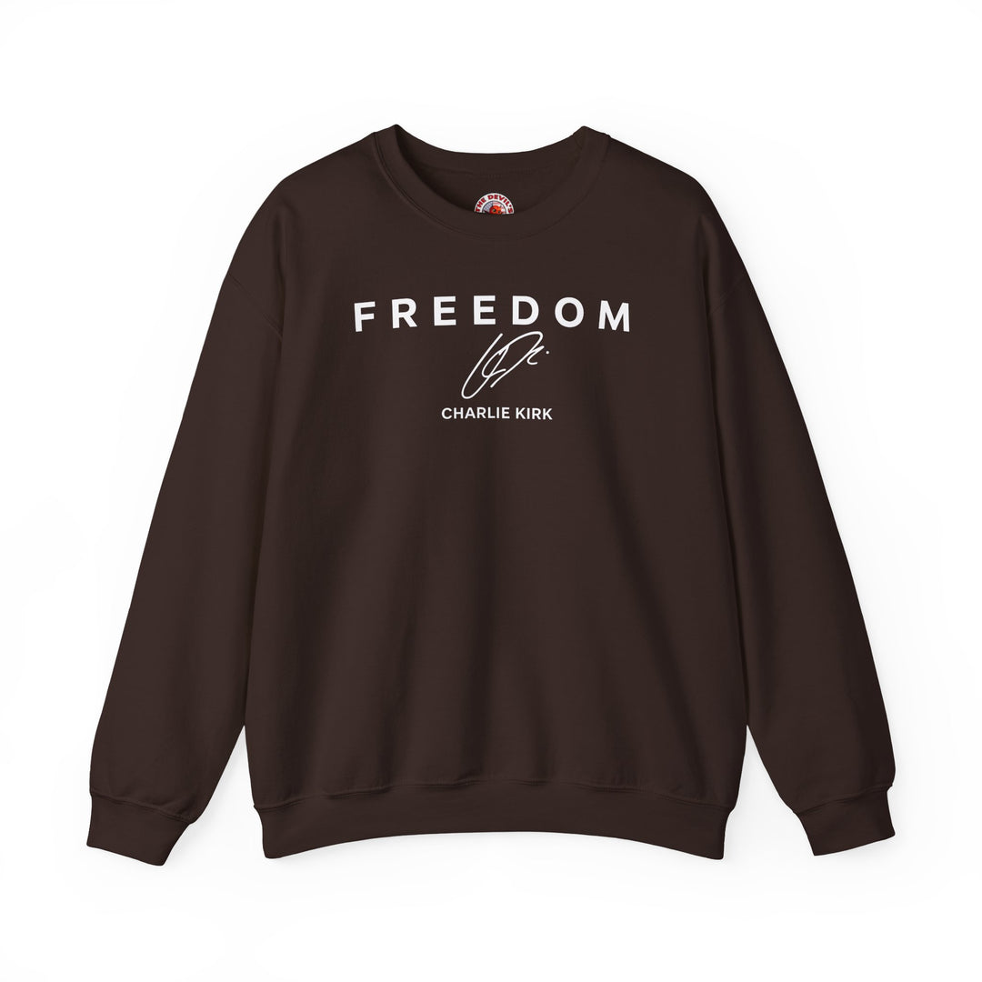 Charlie Kirk Freedom Crewneck Sweatshirt