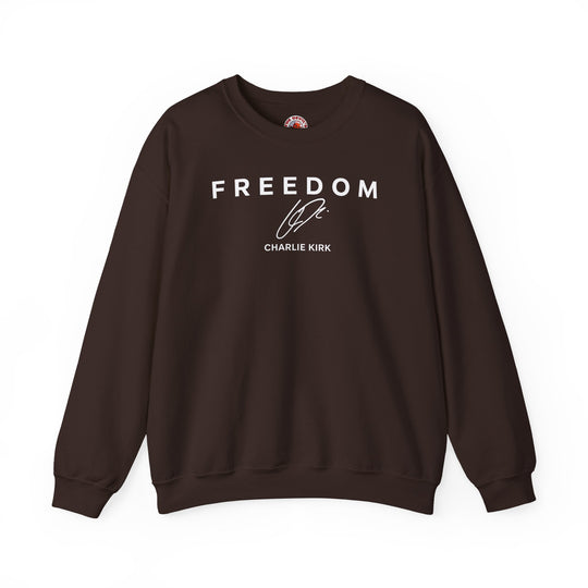 Charlie Kirk Freedom Crewneck Sweatshirt