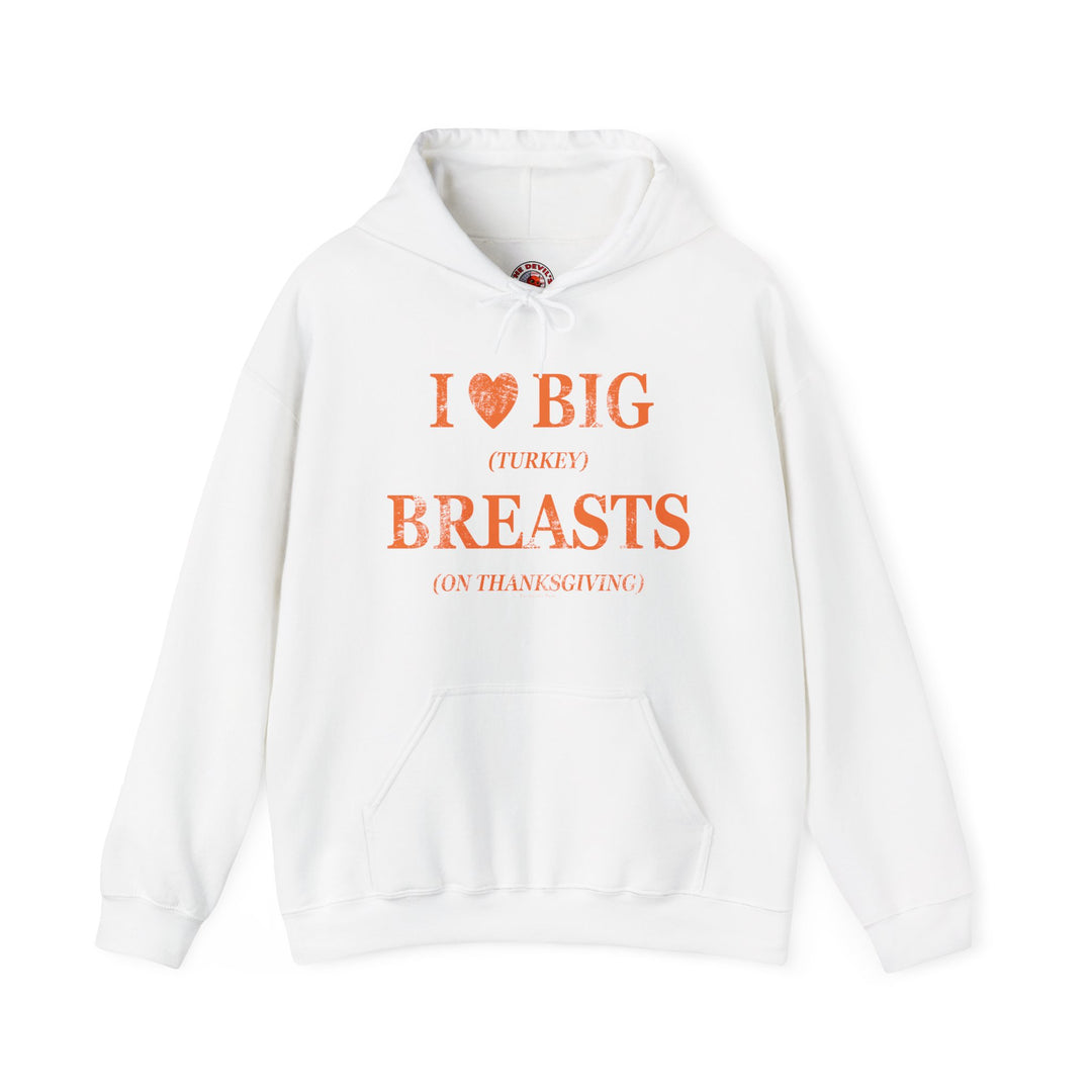 I Heart Big Breasts Hooded Sweatshirt