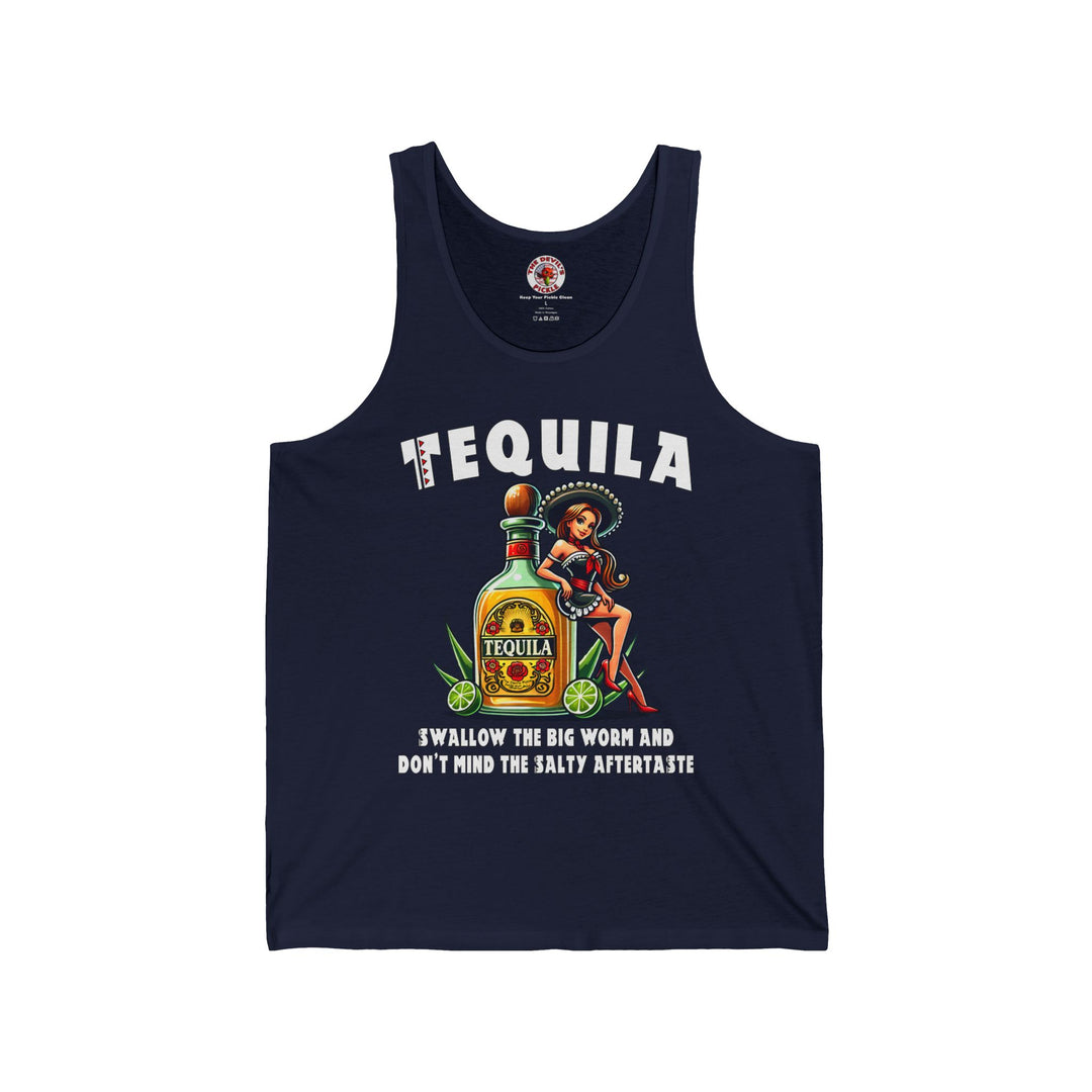 Tequila Swallow The Big Worm Tank Top