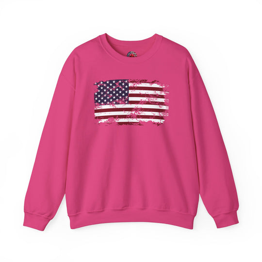 Vintage Style American Flag Crewneck Sweatshirt