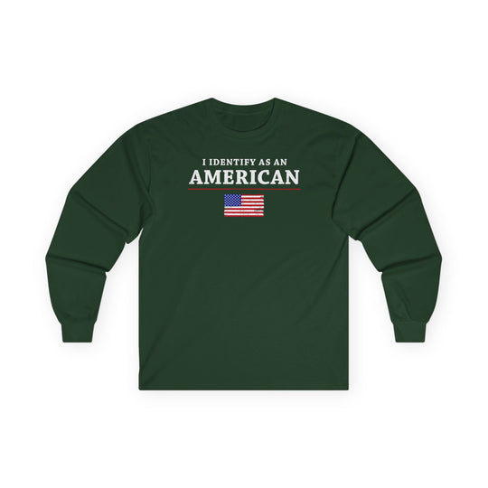 I Identify As An American Long Sleeve Tee