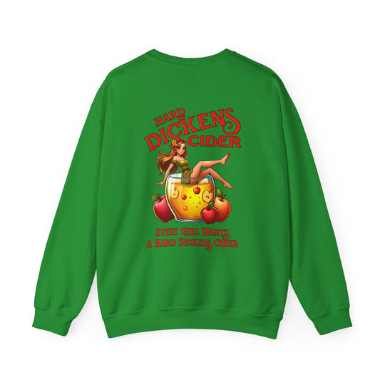 Hard Dickens Cider Front/Back Crewneck Sweatshirt