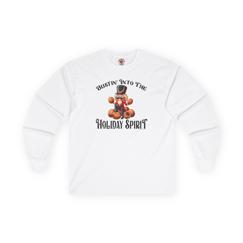 Bustin' Into The Holiday Spirit Long Sleeve Tee