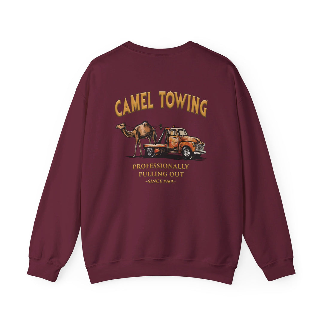 Camel Towing Back Crewneck Sweatshirt