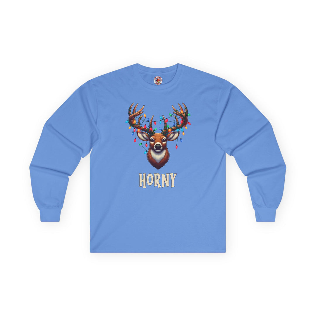 Horny Reindeer Long Sleeve Tee