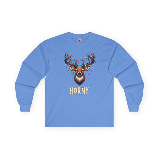 Horny Reindeer Long Sleeve Tee