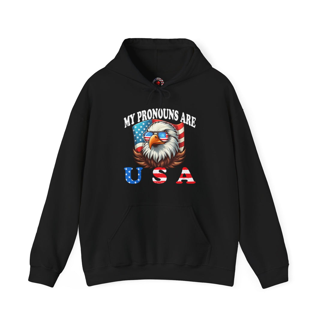 My Pronouns Are U.S.A Hooded Sweatshirt