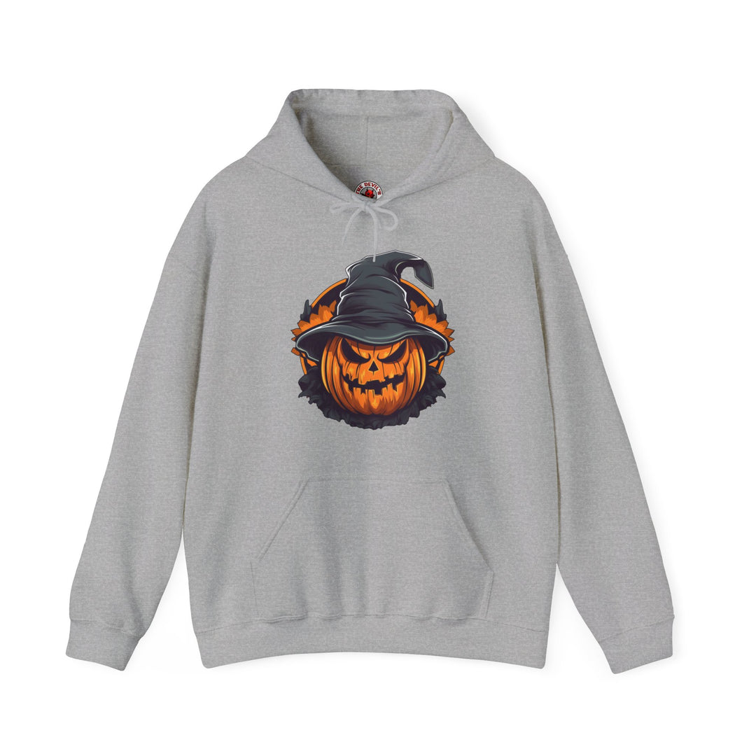 Scary Witch Pumpkin Halloween Hooded Sweatshirt