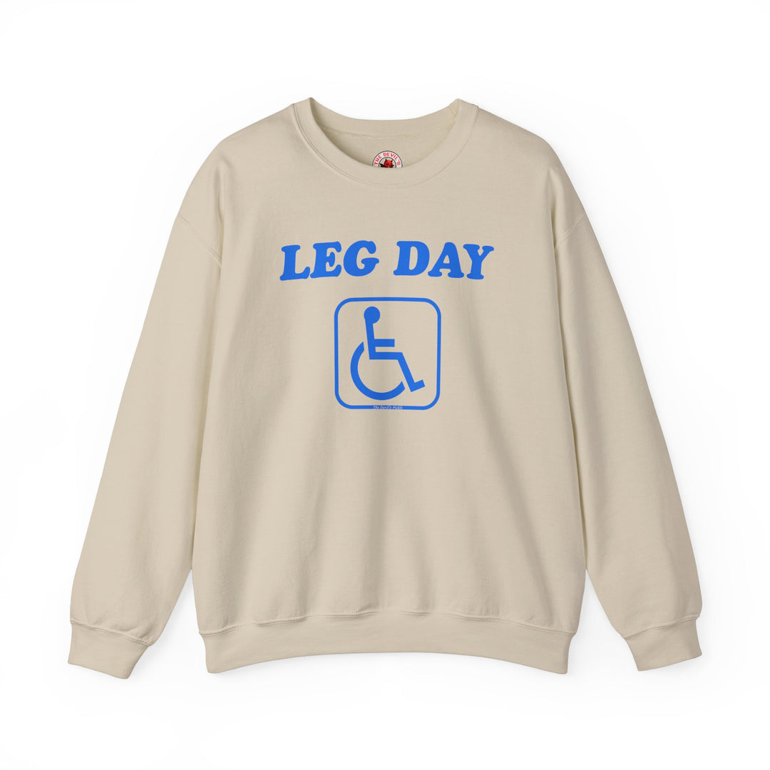 Leg Day Handicap Crewneck Sweatshirt