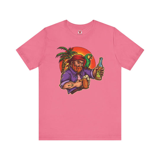 Sunset Pirate Beer T-Shirt