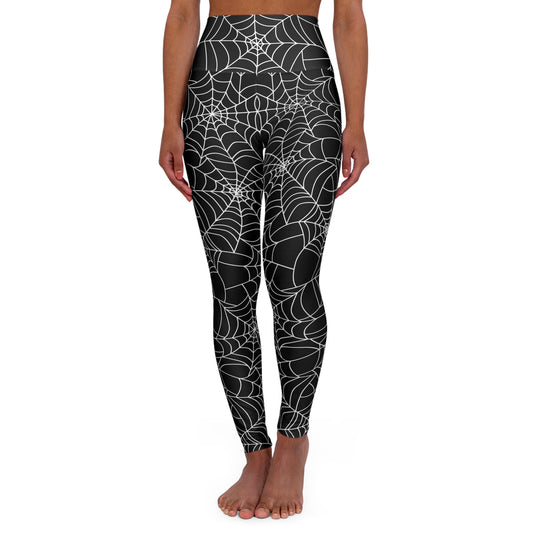 Spider Web High Waisted Yoga Leggings