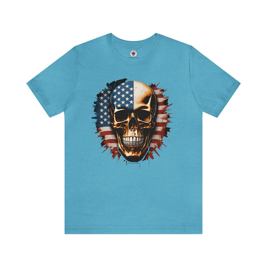 American Flag Skull T-Shirt