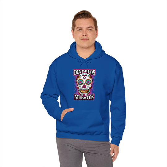 Dia De Los Muertos Skull Hooded Sweatshirt