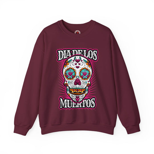 Dia De Los Muertos Skull Crewneck Sweatshirt