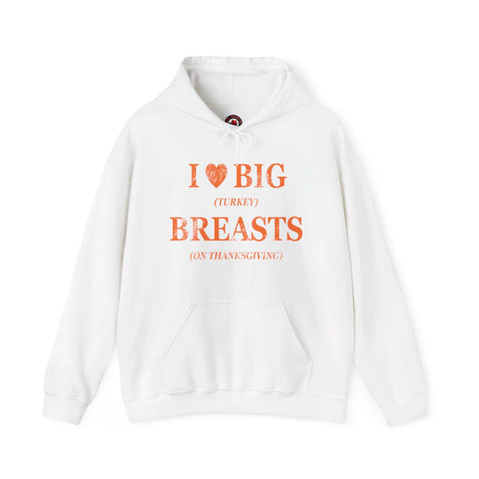 I Heart Big Breasts Hooded Sweatshirt