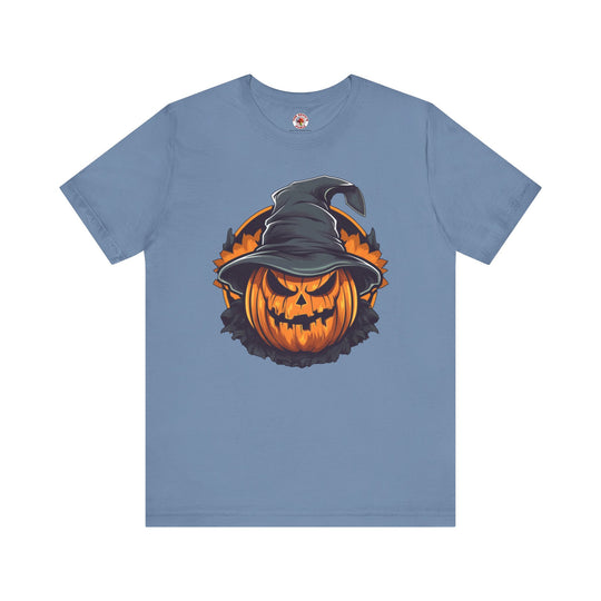 Scary Witch Pumpkin Halloween T-Shirt