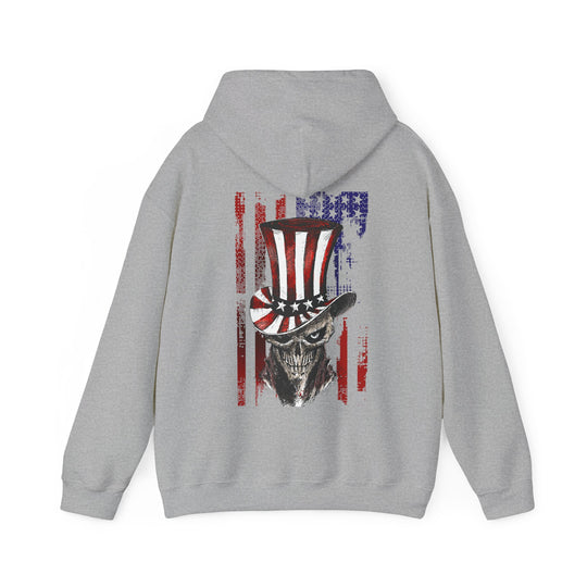 The Devil's Pickle Patriotic Skull Hooded Sweatshirt