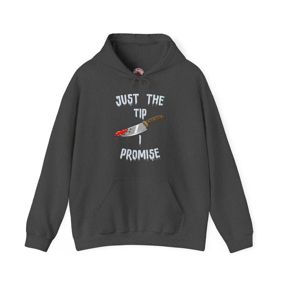 Just The Tip I Promise Hooded Sweatshirt