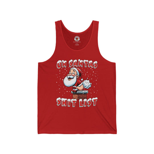 On Santa's Shit List Tank Top
