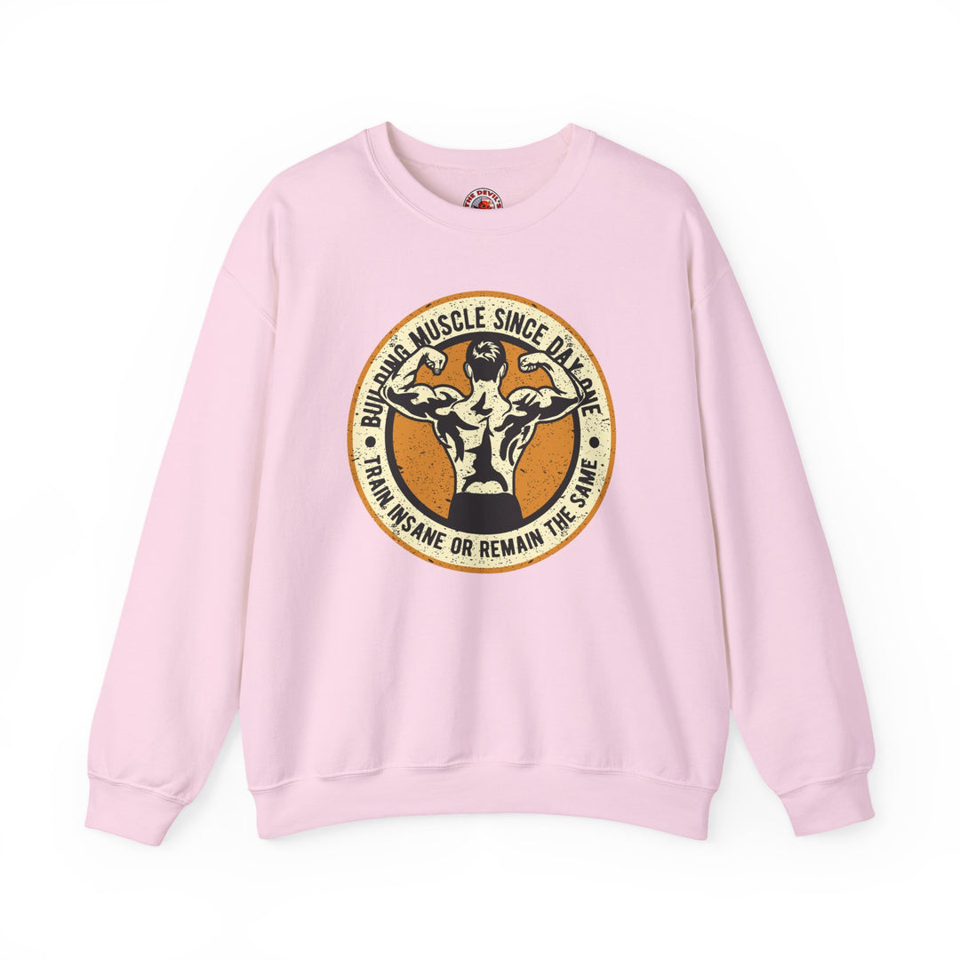 Building Muscle Since Day One Crewneck Sweatshirt