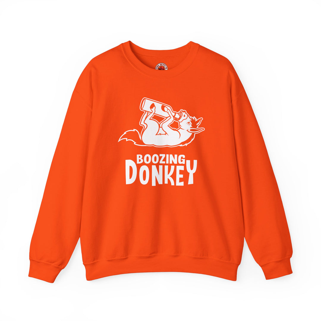 Boozing Donkey Crewneck Sweatshirt