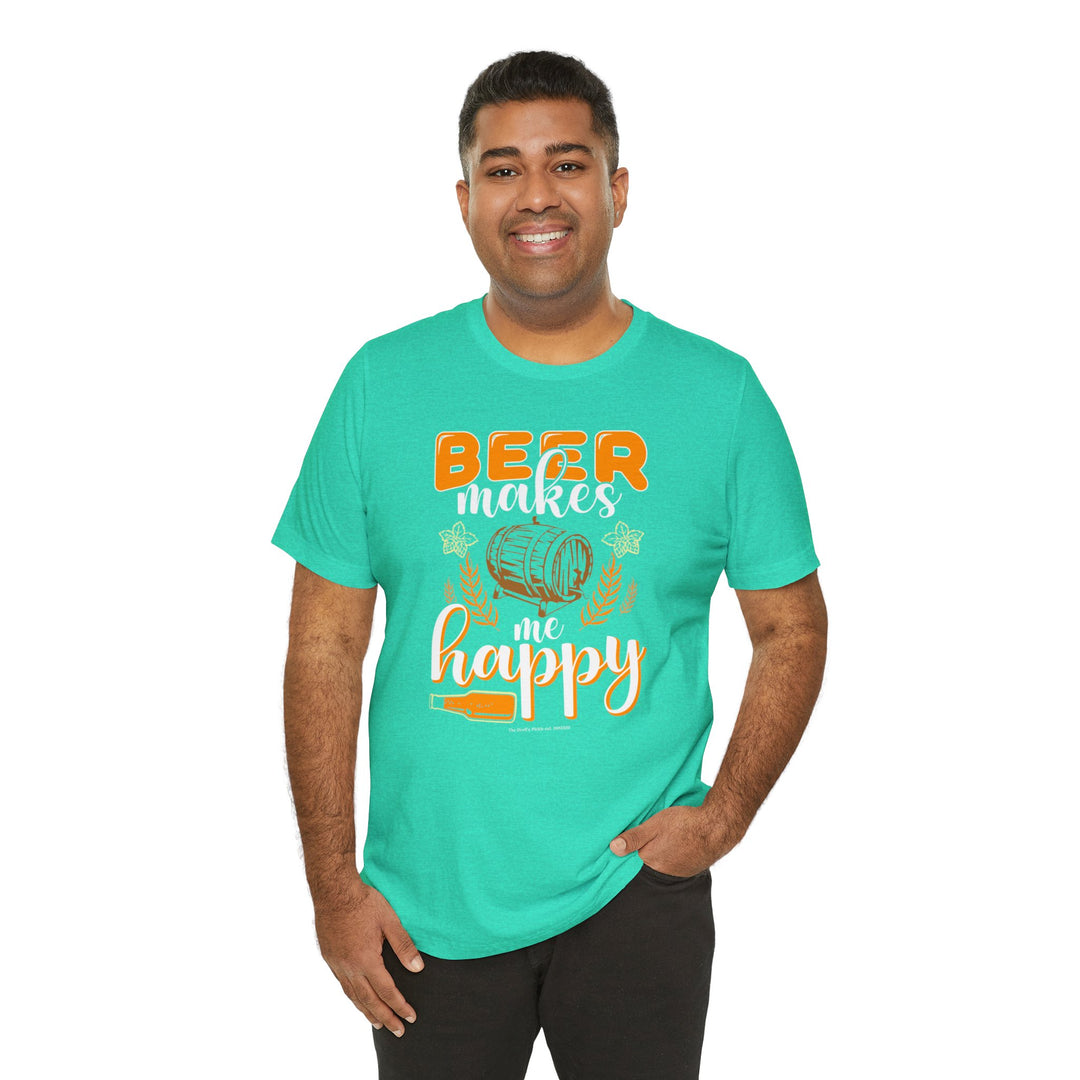 Beer Makes Me Happy T-Shirt