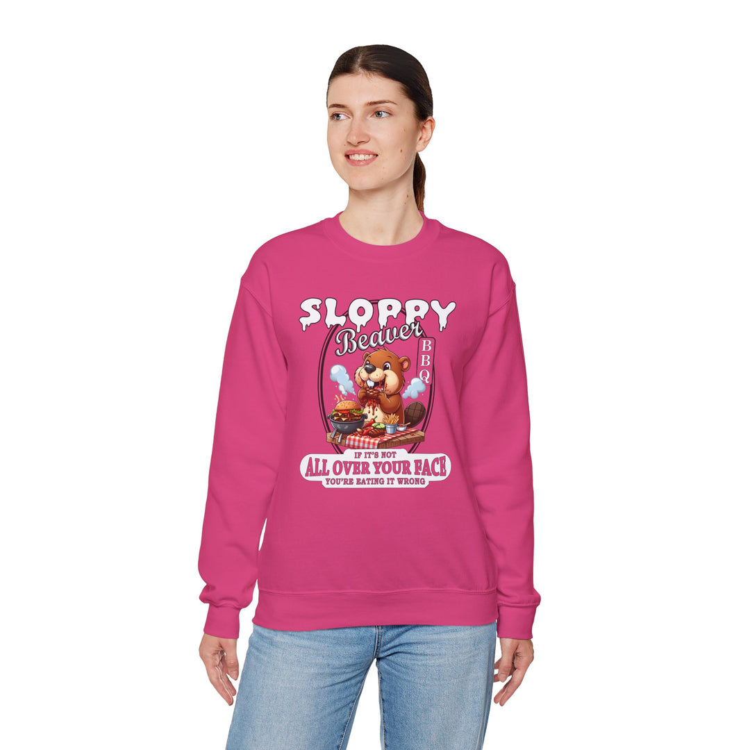 Sloppy Beaver BBQ Crewneck Sweatshirt