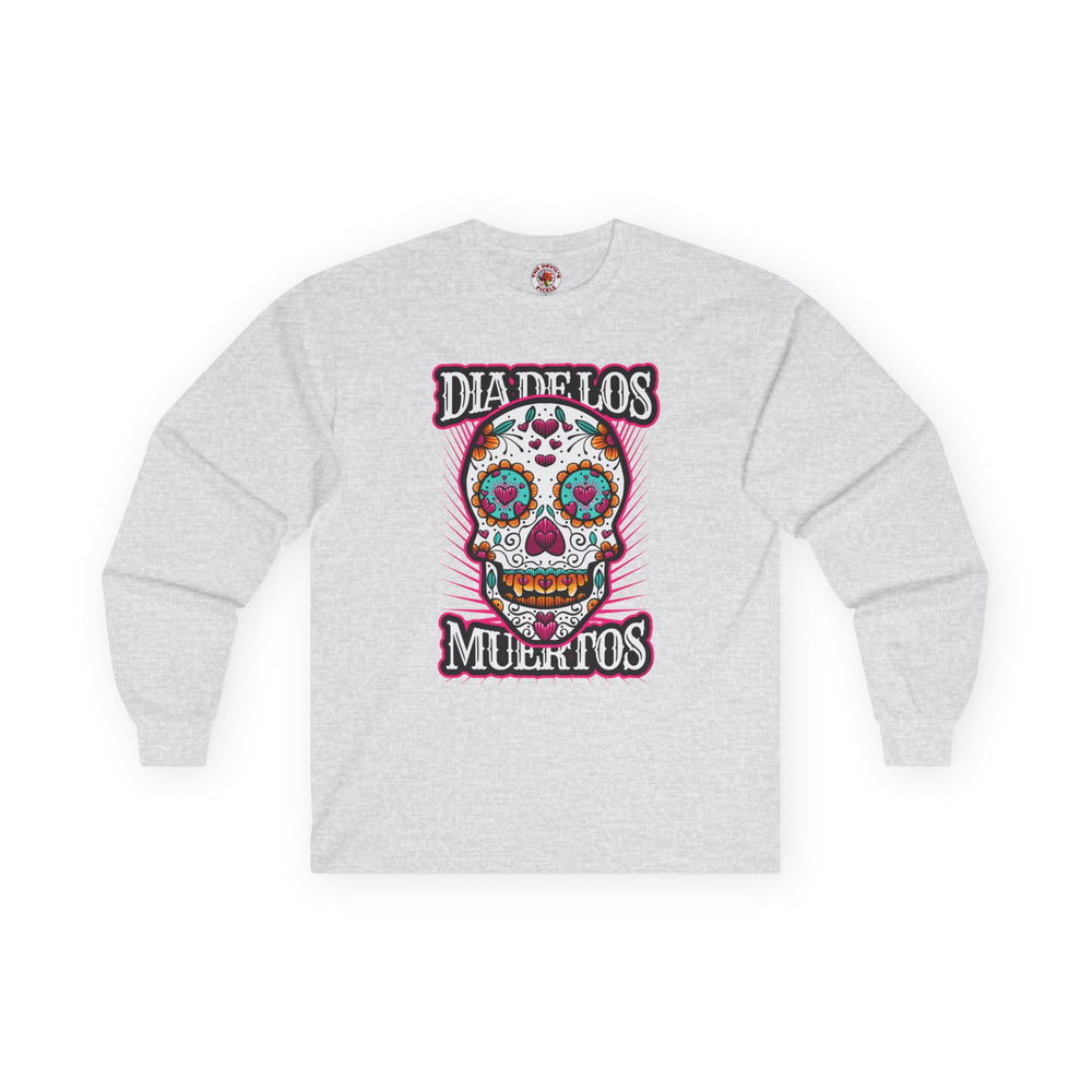 Dia De Los Muertos Skull Long Sleeve Tee