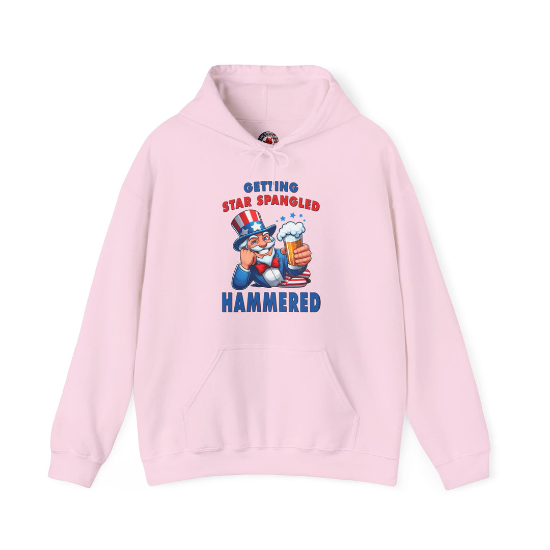 Star Spangled Hammered Hooded Sweatshirt