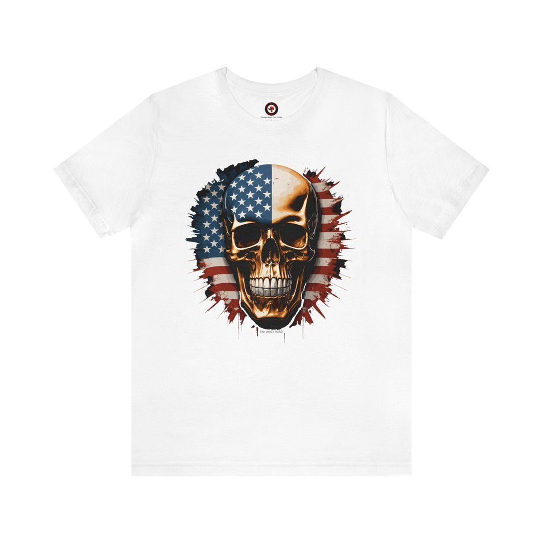 American Flag Skull T-Shirt