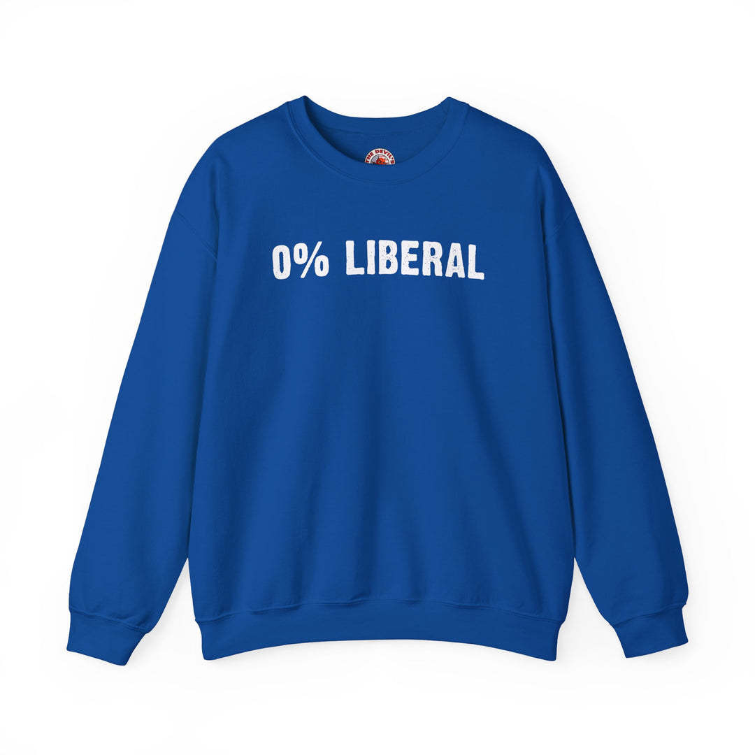 0% Liberal Crewneck Sweatshirt