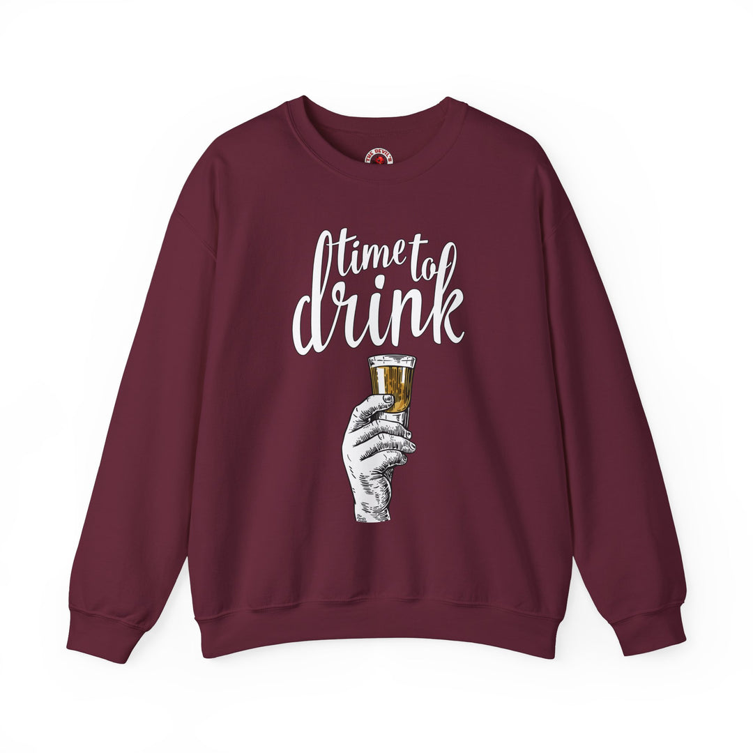 Time To Drink Crewneck Sweatshirt