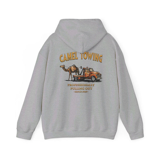 Camel Towing Back Hooded Sweatshirt