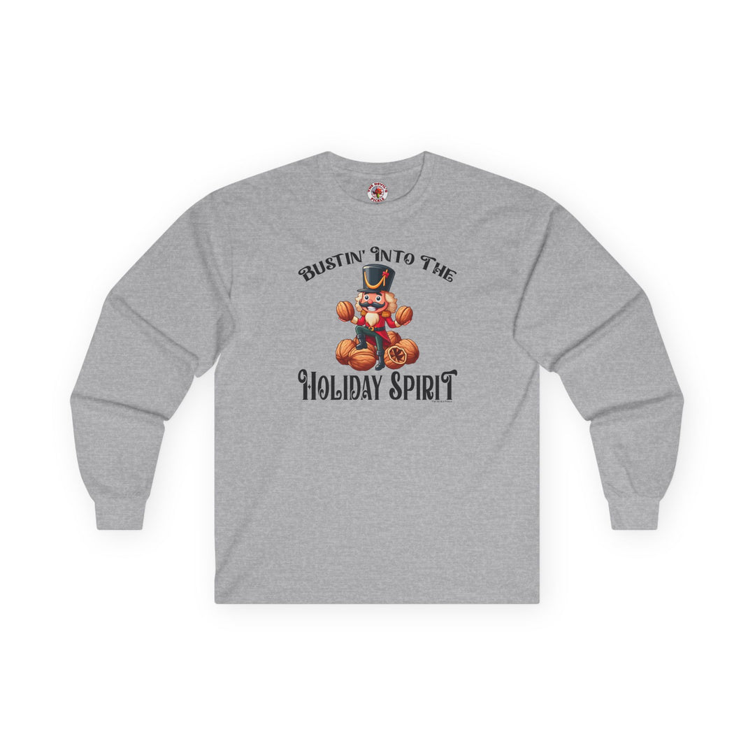 Bustin' Into The Holiday Spirit Long Sleeve Tee