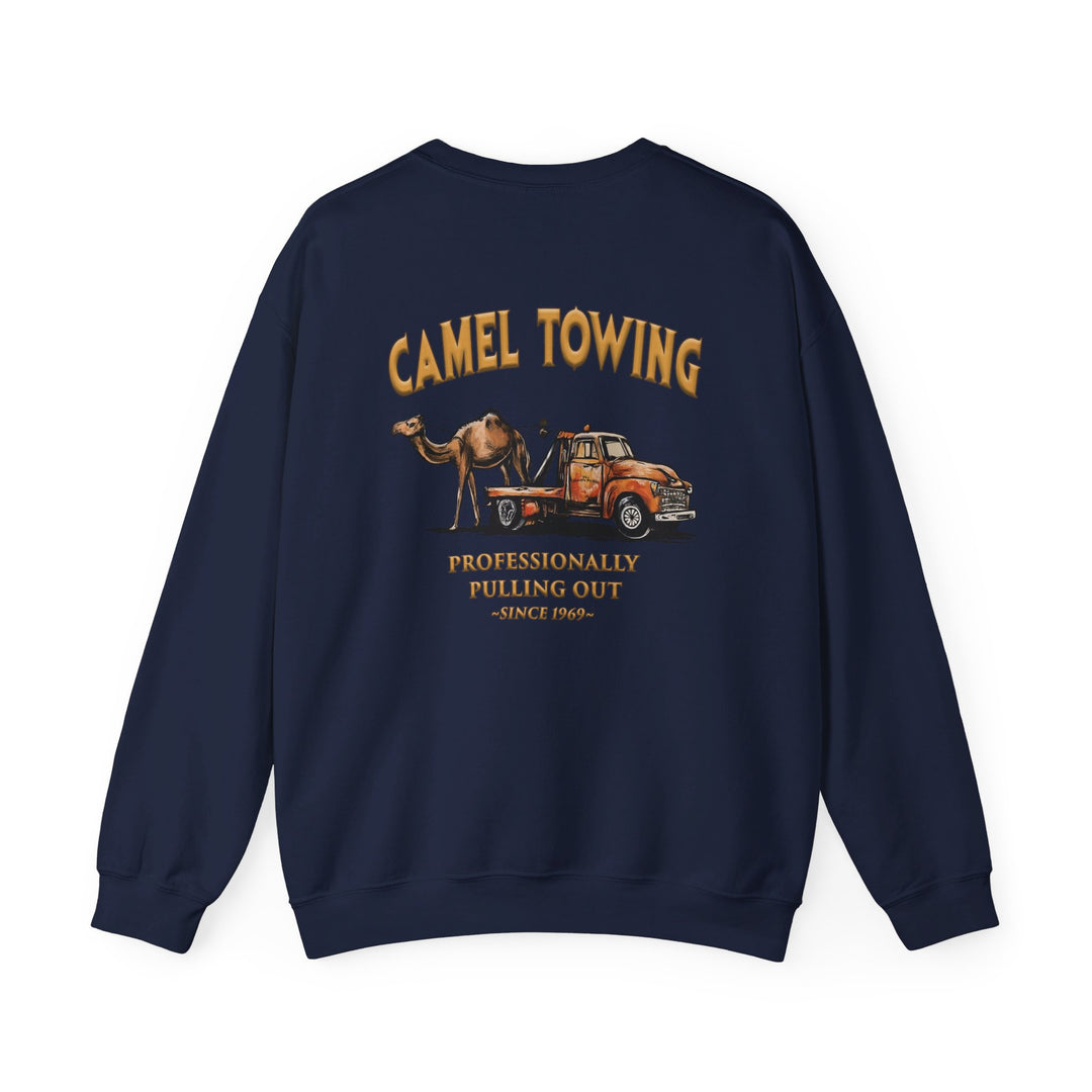 Camel Towing Back Crewneck Sweatshirt