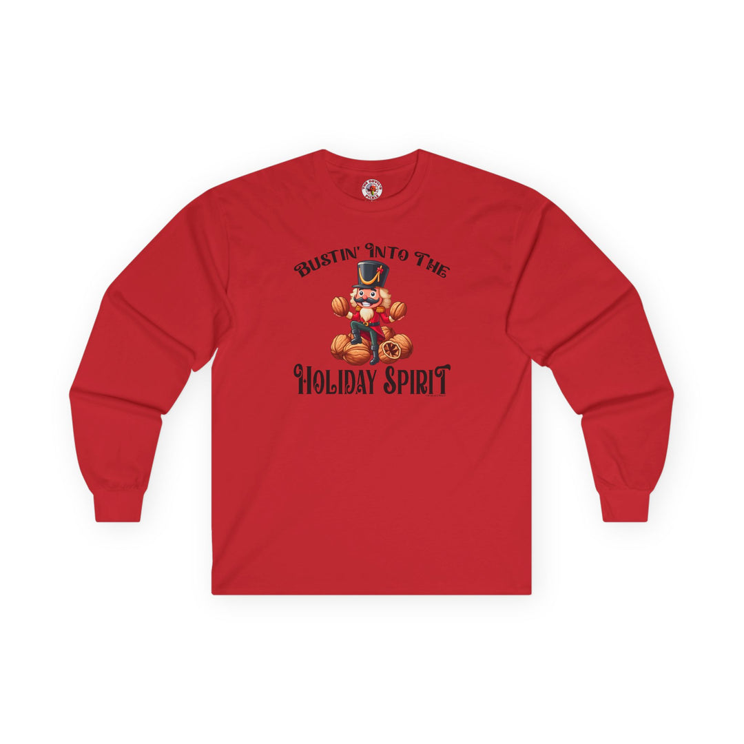 Bustin' Into The Holiday Spirit Long Sleeve Tee