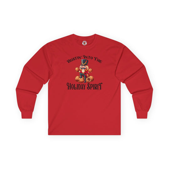 Bustin' Into The Holiday Spirit Long Sleeve Tee