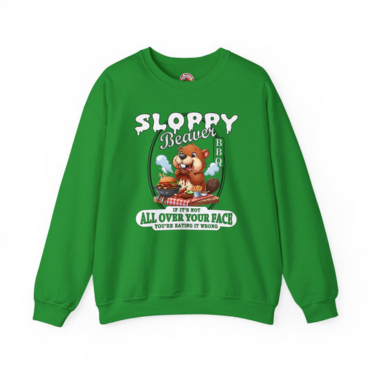 Sloppy Beaver BBQ Crewneck Sweatshirt
