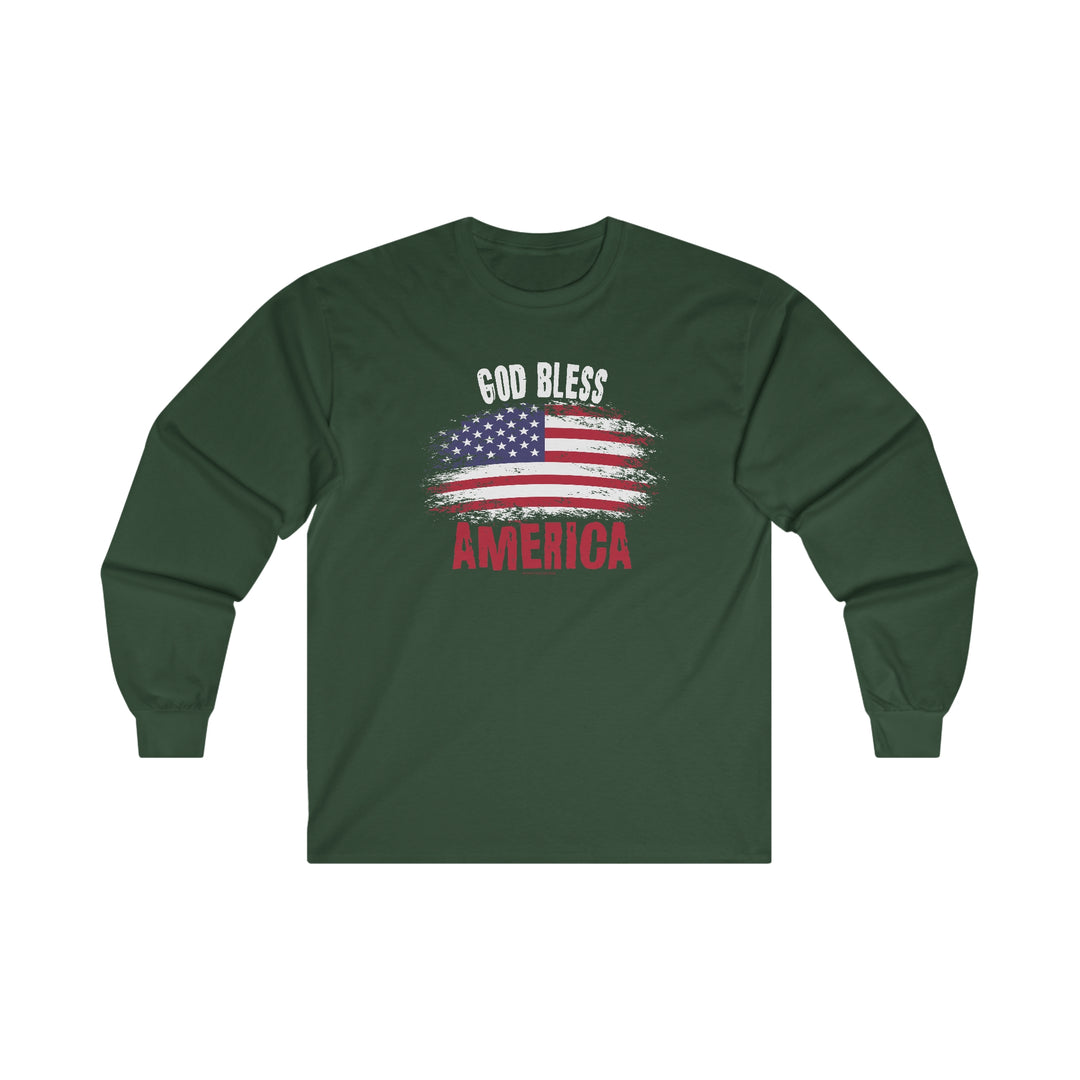 God Bless America Long Sleeve Tee